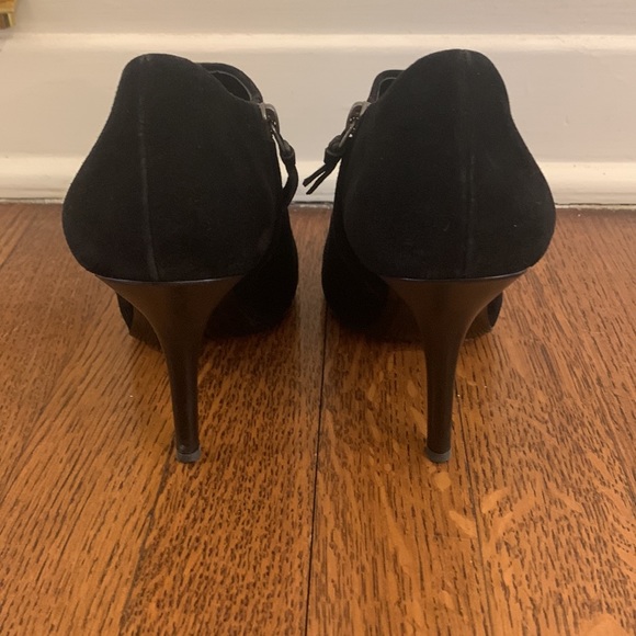 Balenciaga Black Suede Shoe Boot - Picture 2 of 7